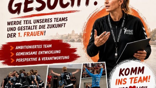 HSC Potsdam sucht Trainer:in